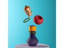 Leonardo Vase Buoni Amici Simonetta 30 cm, Mehrfarbig