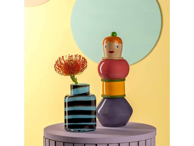 Leonardo Vase Buoni Amici Simonetta 30 cm, Mehrfarbig