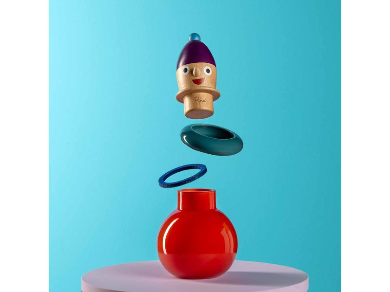Leonardo Vase Buoni Amici Pino 24 cm, Mehrfarbig