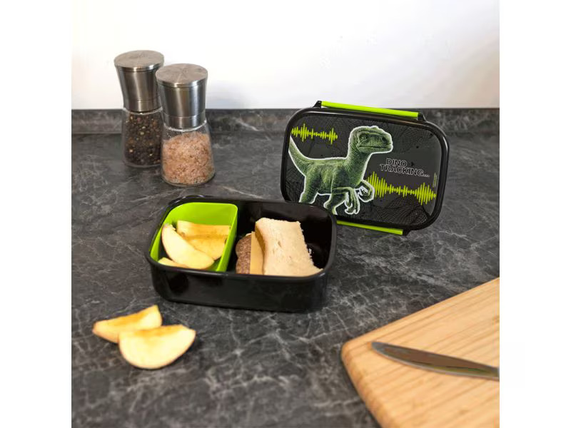 Scooli Lunchbox Jurassic World Grün/Schwarz