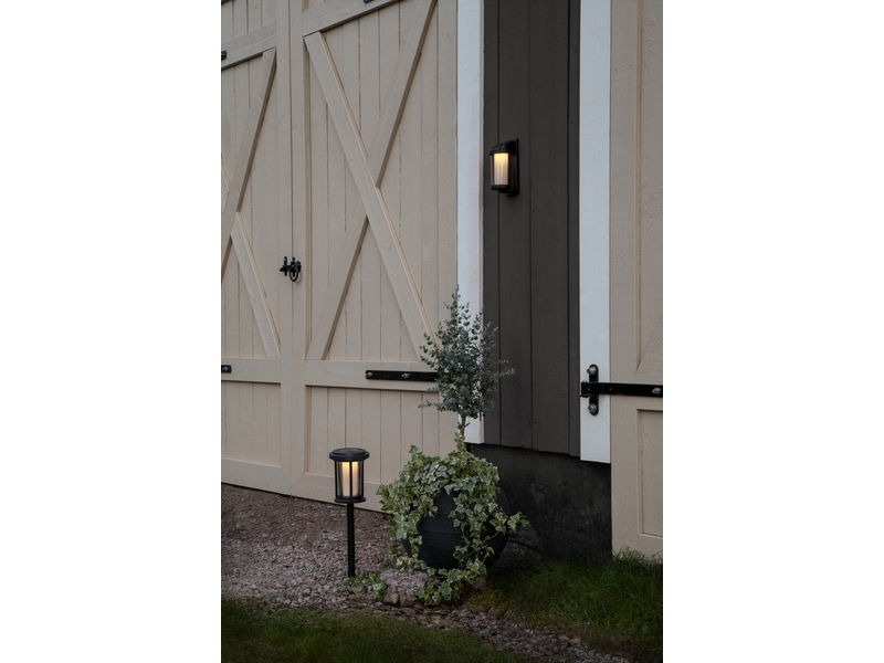 Star Trading Gartenlicht Solar Bollard Alippa, 44 cm, Schwarz
