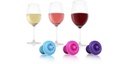 Vacuvin Flaschenverschluss Blau/Lila/Rosa
