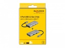 Delock USB-Hub USB 3.1 Gen 2 Typ-C - 2x USB-A + 2x USB Typ-C