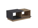 Woody Fashion Couchtisch Consept 90 x 36 x 45 cm, Anthrazit/Braun