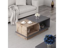 Woody Fashion Couchtisch Consept 90 x 36 x 45 cm, Anthrazit/Braun