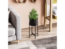 Wallxpert Pflanzenständer 23 cm/48 cm, Schwarz