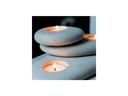 Wallxpert Kerzenständer 3er Set, Grau
