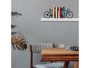Wallxpert Buchstützen-Set Velo Schwarz