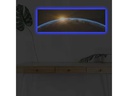 Wallxpert Bild World 30 x 90 cm, Holz