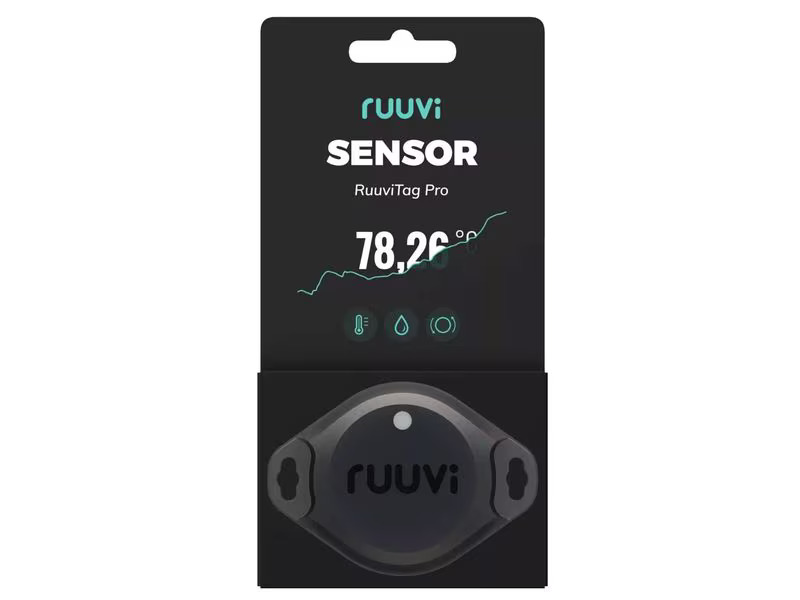 ruufi Temperatur- und Feuchtigkeitsmessgerät RuuviTag Pro 2 in 1