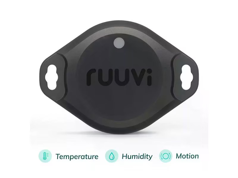 ruufi Temperatur- und Feuchtigkeitsmessgerät RuuviTag Pro 2 in 1