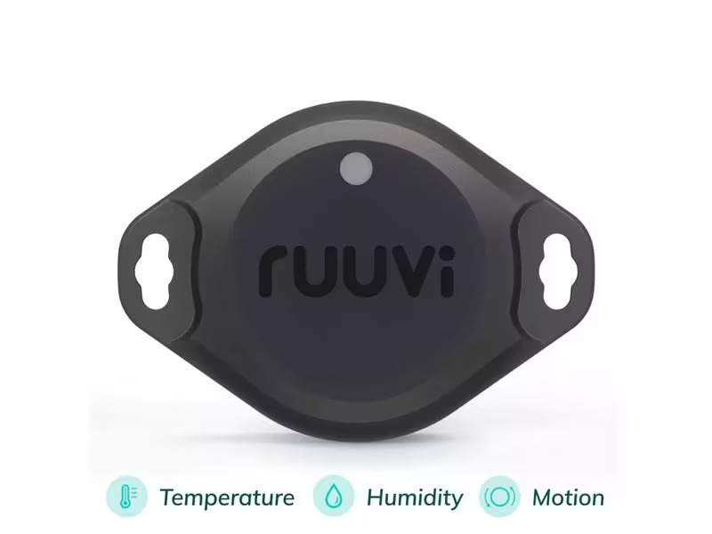 ruufi Temperatur- und Feuchtigkeitsmessgerät RuuviTag Pro 2 in 1