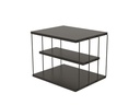 Woody Fashion Couchtisch Lifon 50 x 33 x 40 cm, Schwarz