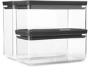 Brabantia Vorratsdose Tasty+ 6.5 l, Dunkelgrau/Transparent