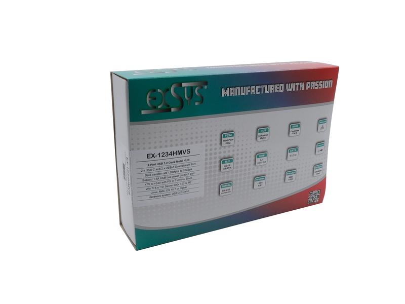 Exsys USB-Hub EX-1234HMVS