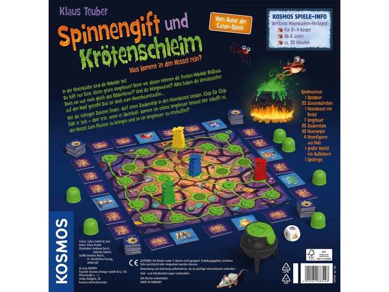 Kosmos Kinderspiel Spinnengift und Krötenschleim -DE-