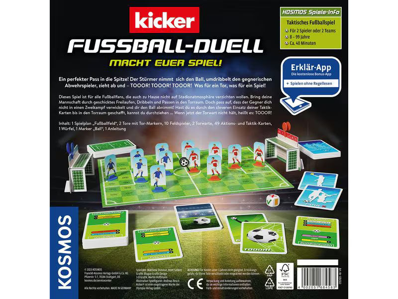 Kosmos Kinderspiel Kicker Fussball-Duell -DE-