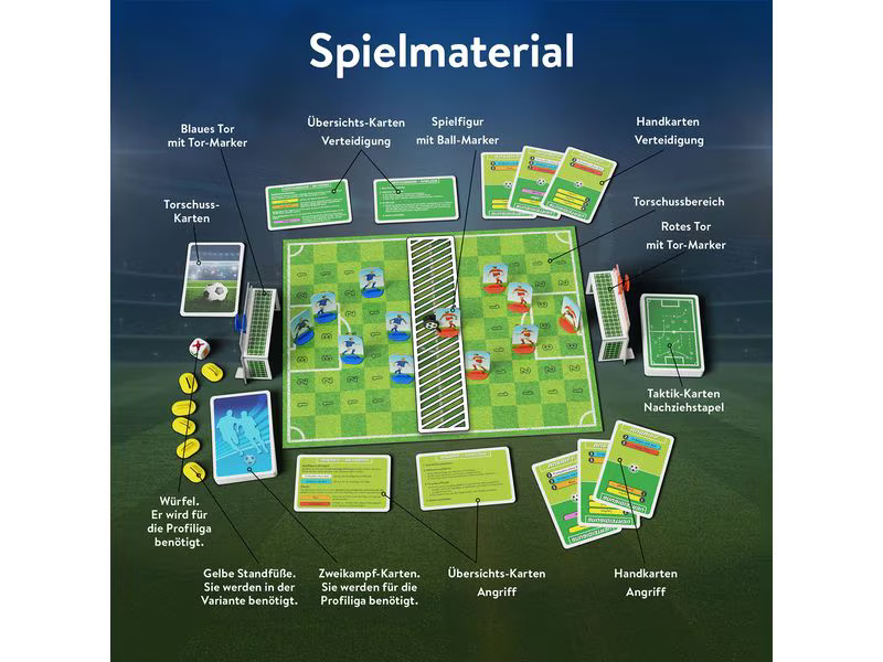 Kosmos Kinderspiel Kicker Fussball-Duell -DE-