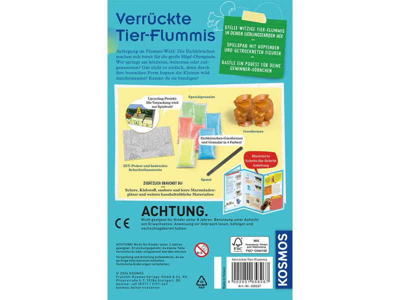 Kosmos Experimentierkasten Verrückte Tier-Flummis