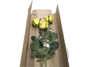 CHALET Kunstblume Rosenbouqet 87 cm, Zitrone