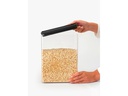 Brabantia Vorratsdose Tasty+ 5.4 l, Dunkelgrau/Transparent