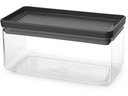 Brabantia Vorratsdose Tasty+ 1.5 l, Dunkelgrau/Grau/Transparent