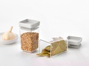 Brabantia Vorratsdose Tasty+ 0.3 l, Hellgrau/Transparent