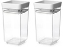 Brabantia Vorratsdose Tasty+ 0.3 l, Hellgrau/Transparent