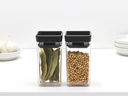Brabantia Vorratsdose Tasty+ 0.3 l, Dunkelgrau/Transparent