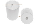 Glorex Kerzengiessform Zylinder mit Rillen 7 x 10.5 cm