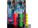 Glorex Kerzengiessform Welle Zickzack 23 x 2.8 x 2.5 cm