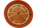 Dameco Gartenkerze Orange D: 12.5 cm H: 6 cm