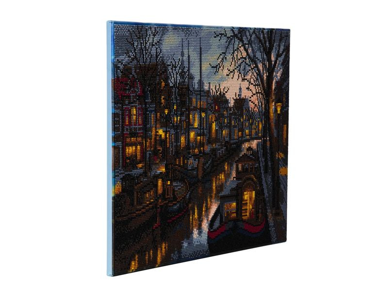 CRAFT Buddy Bastelset Crystal Art Kit Kanal Leben 40 x 50 cm