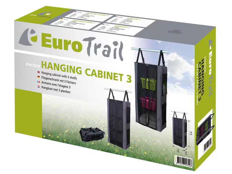 Eurotrail Hängeregal 3 Ablagefächer