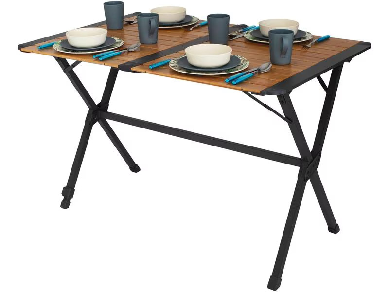 Eurotrail Campingtisch Chambery Bamboo 110 cm x 70 cm