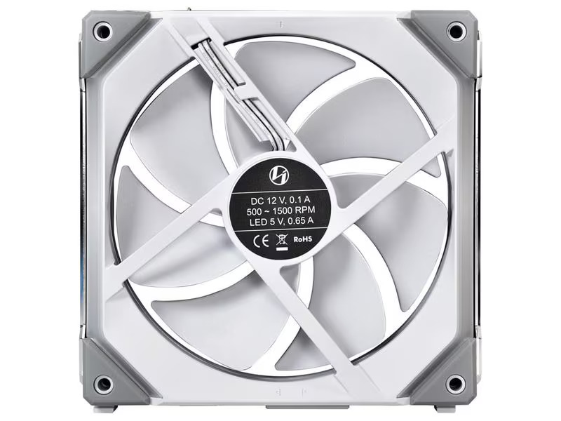 Lian Li PC-Lüfter Uni Fan SL 140 2er Pack inkl. Controller, Weiss
