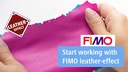 Fimo Modelliermasse leather-effect 12 Farben