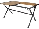 Eurotrail Campingtisch Chambery Bamboo L mit rollbarer Tischplatte