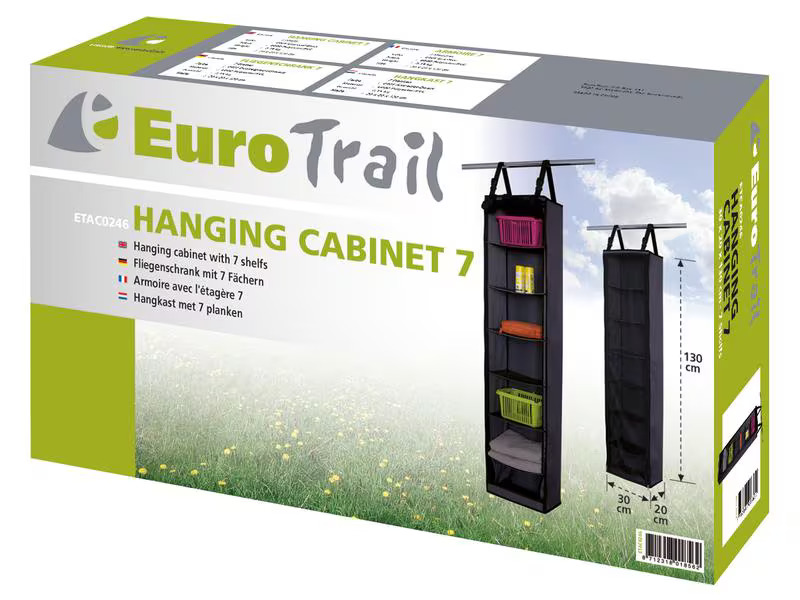 Eurotrail Hängeregal 7 Ablagefächer