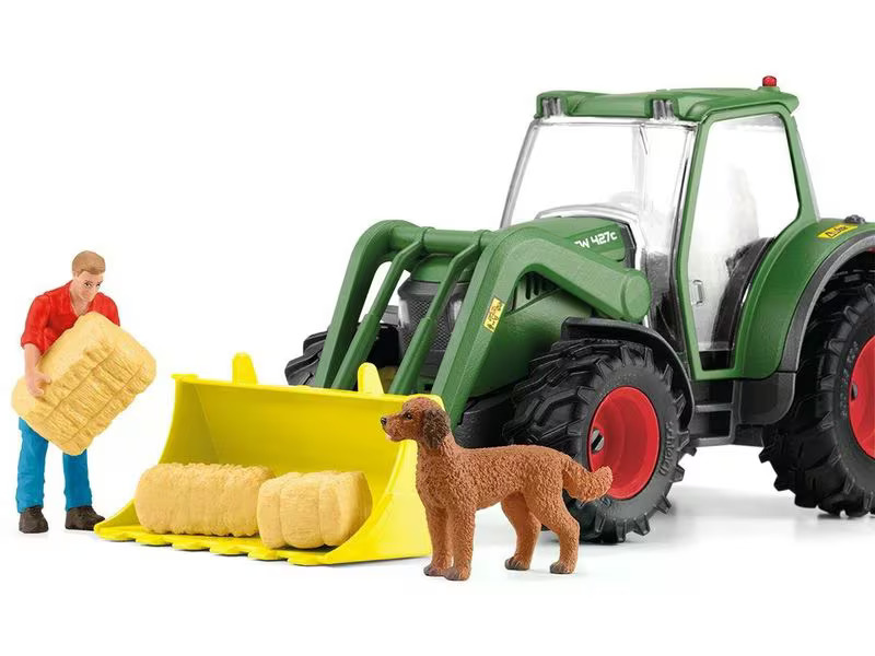 Schleich Spielfigurenset Farm World Traktor mit Anhänger