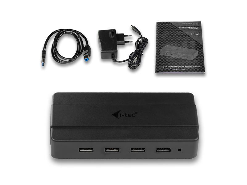 i-tec USB-Hub USB 3.0 Charging 4 Port + Power Adapter