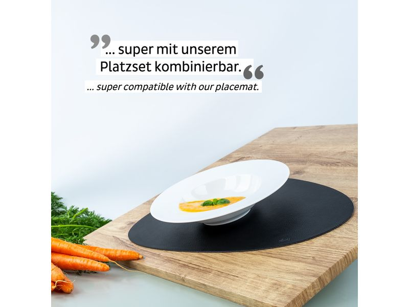 Silwy Magnet-Gourmet-Teller Weiss