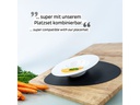 Silwy Magnet-Gourmet-Teller Weiss