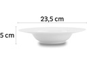 Silwy Magnet-Gourmet-Teller Weiss