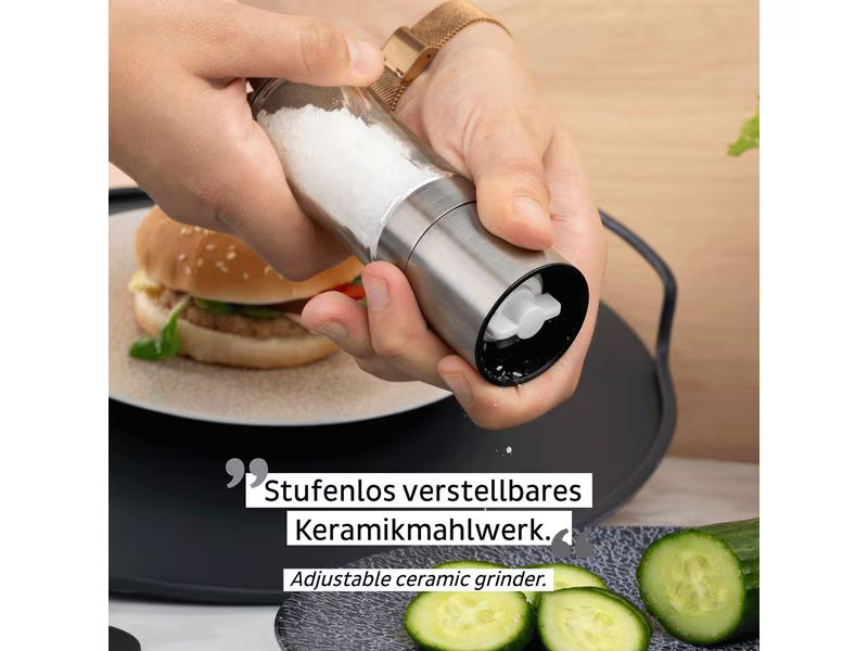 Silwy Magnet-Gewürzmühlen 2er-Set