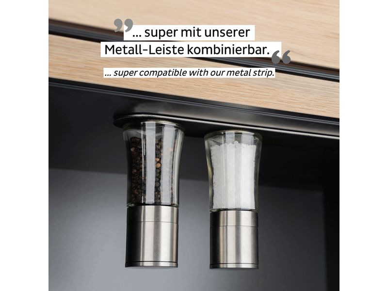 Silwy Magnet-Gewürzmühlen 2er-Set