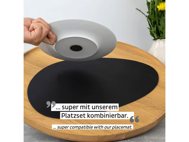 Silwy Magnet-Frühstücksteller Blau