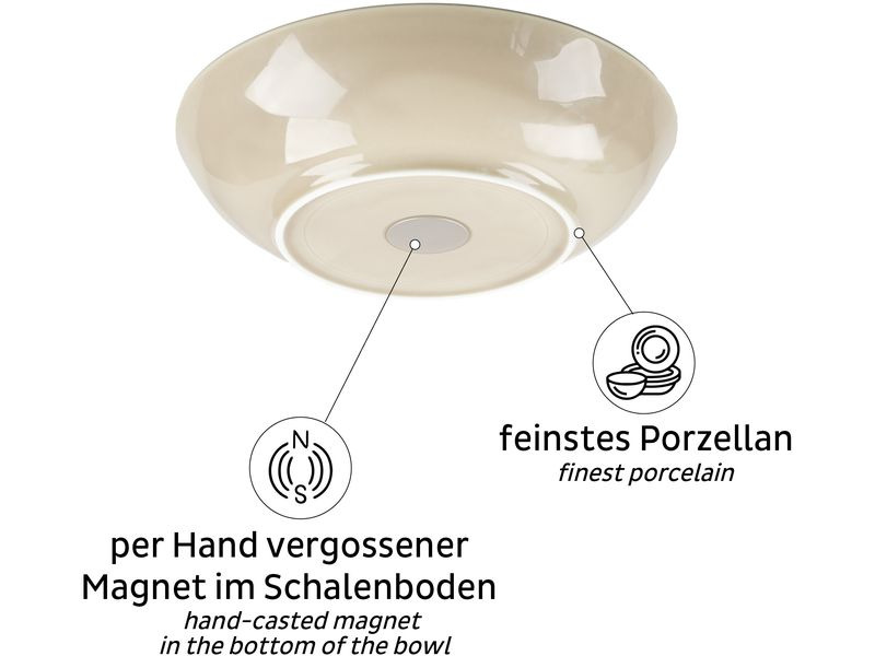 Silwy Magnet-Food-Bowls Beige