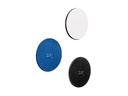 Silwy Haken Metall-Nano-Gel-Pads, 4er-Set, Weiss 5 cm