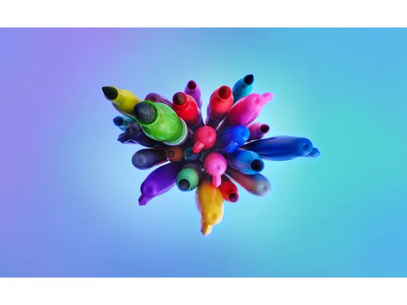 Sharpie Fasermaler S-Note Glam Pop Permanent, 5er Pack